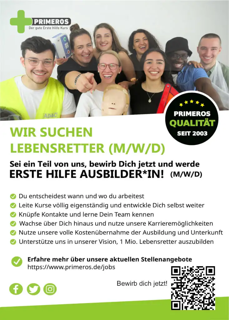 Primeros Erste-Hilfe-Kurs Ausbilder