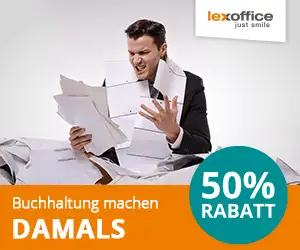 selbstständige arbeit lexoffice Rabatt