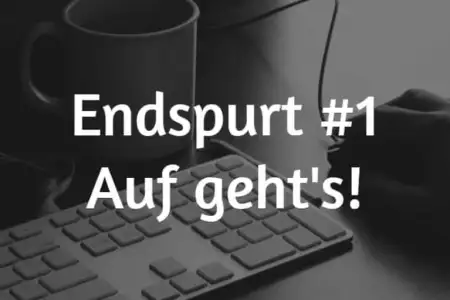 Endspurt